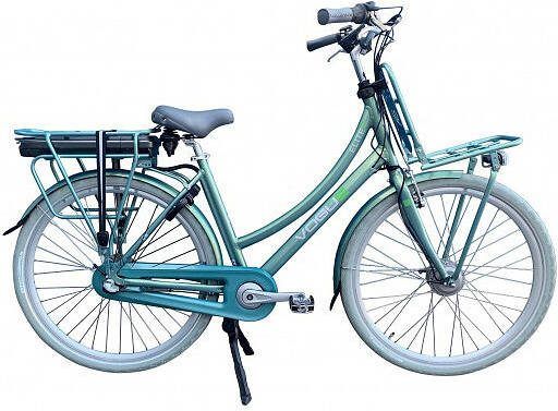 Vogue Elektrische Transportfiets Elite 28 Inch 57 Cm Dames 3v Rollerbrake Mintblauw
