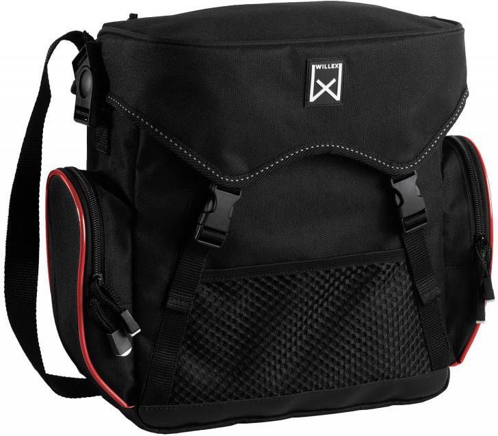 Willex pakaftas 10 liter Zwart/Rood Zwart