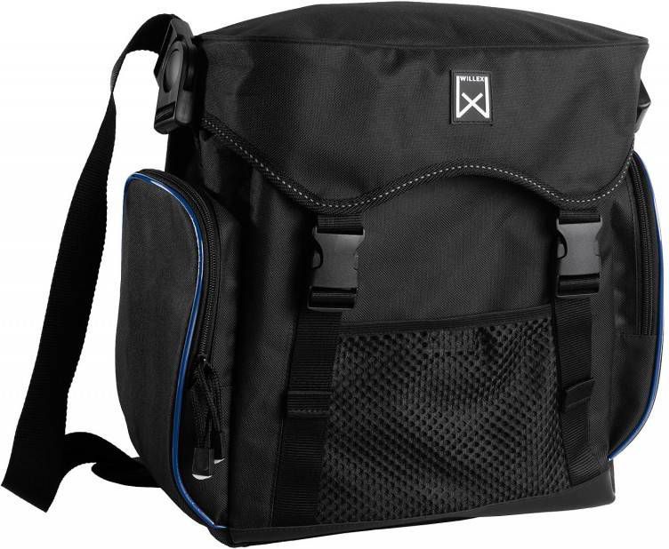Willex pakaftas xl 17 liter Zwart/Blauw Zwart