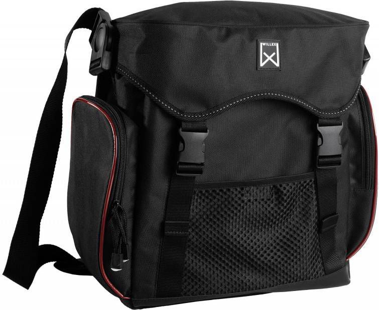 Willex pakaftas xl 17 liter Zwart/Rood Zwart