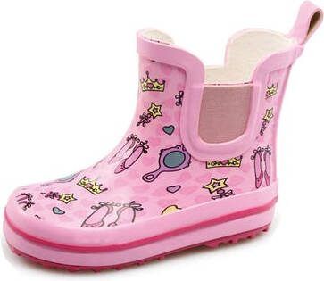 Beck Girl 's rubberen laarzen PRINZESSIN roze