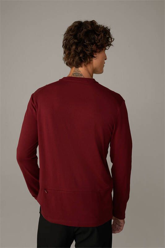 Strellson Shirt met lange mouwen FC Ramo, donkerrood