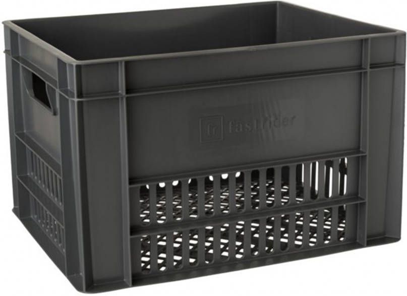 FastRider Fietskrat Groot Recycled Antraciet