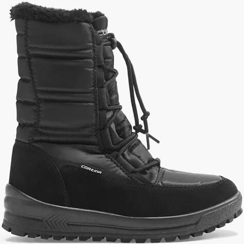 Cortina Zwarte snowboot rijgsluiting warm gevoerd maat 36