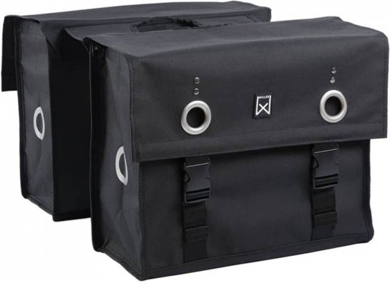Willex dubbele tas Zwart 52 liter Zwart