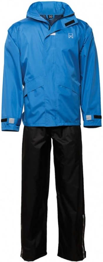 Willex Regenpak blauw en zwart 29146