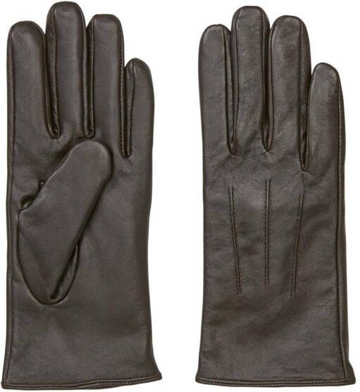 HEMA leren handschoenen donkerbruin